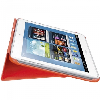 Book Cover Samsung Galaxy Tab 2 (10.1) orange EFC-1H8SOECSTD schräg HandyShop MobileWorld Linz